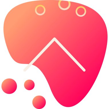 Kırmızı ve turuncu bir arkaplanın vektör çizimi