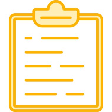 belge simgesi vektör illüstrasyonu