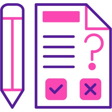 Belge simgesinin vektör illüstrasyonu