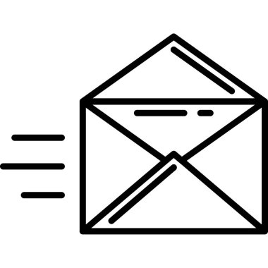 zarf e- posta simgesi ana hat biçiminde