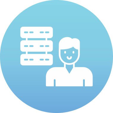 iş simgesi vektör illüstrasyonu