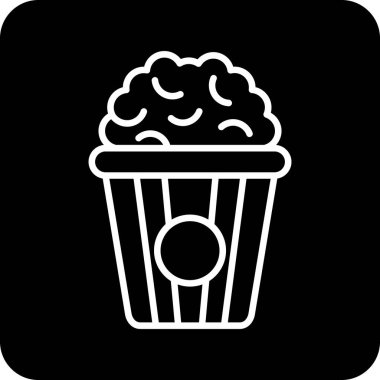 Kişisel ve ticari kullanım için vektör cupcake simgesi.