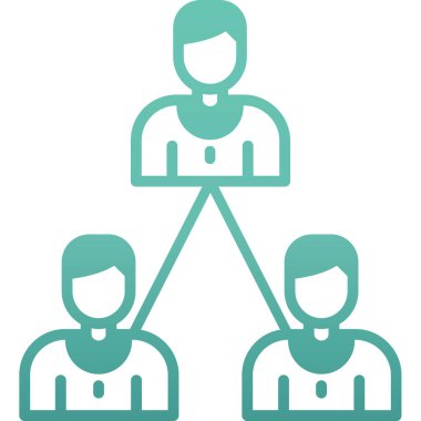 İş ekibinin vektör illüstrasyonu