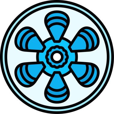 fan fan vektör simgesi