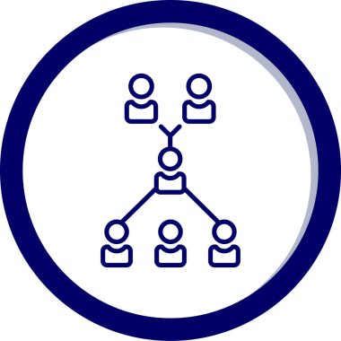 şebeke. Web simgesi basit illüstrasyon