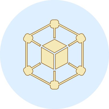 Tek izole edilmiş simgenin vektör illüstrasyonu