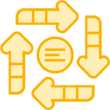 Ok. Web simgesi basit illüstrasyon