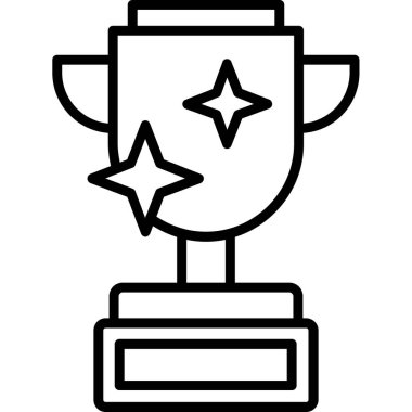 Ödül kupası simgesi, taslak biçimi
