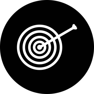 Bir hedefin vektör illüstrasyonu
