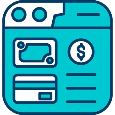 Doları bill kutsal kişilerin resmi, vektör çizim