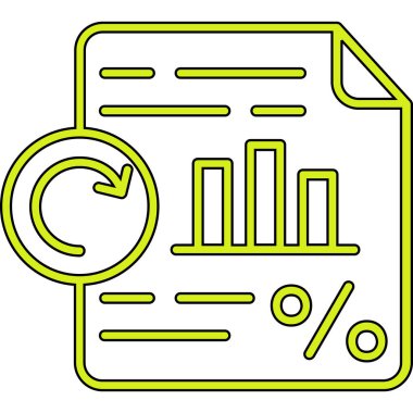 veri analiz simgesi, özet biçimi