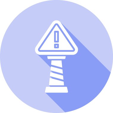 Trafik işareti vektör simgesi modern basit vektör illüstrasyonu