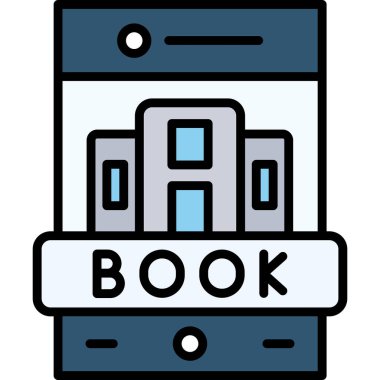 Kitap. Web simgesi basit illüstrasyon