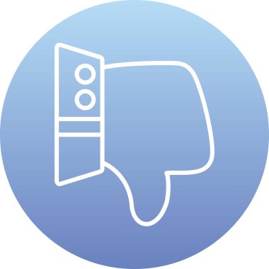 trend biçimi izole edilmiş arkaplanda başparmak simgesi