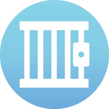 Mahkeme simge vektör çizim