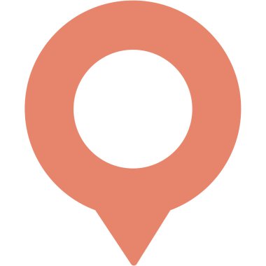 konum. Web simgesi basit illüstrasyon