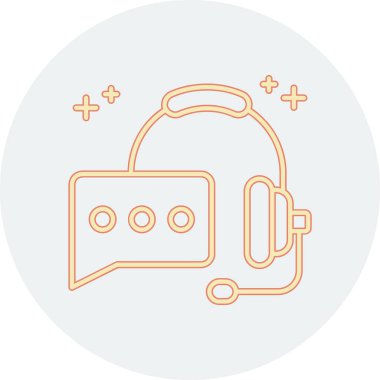 Modern bir simgenin vektör illüstrasyonu