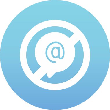 E- posta simgesinin vektör illüstrasyonu