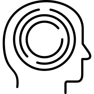 İnsan beyni simgesi, özet biçimi