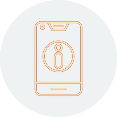 cep telefonu ikonu vektör illüstrasyonu