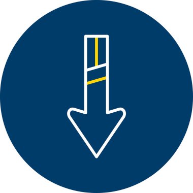 ok simgesi vektör illüstrasyonu