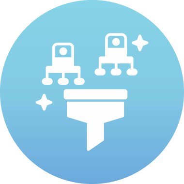 seo modern simgesinin vektör illüstrasyonu