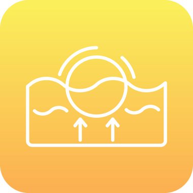 Güneş Simgesi Vektör illüstrasyonu