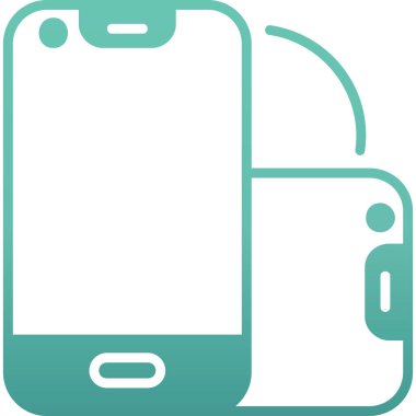 Akıllı telefon. Web simgesi basit tasarım