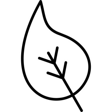 Yaprak ikonu vektör illüstrasyonu