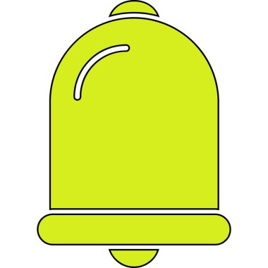 Çan simgesi vektör illüstrasyonu