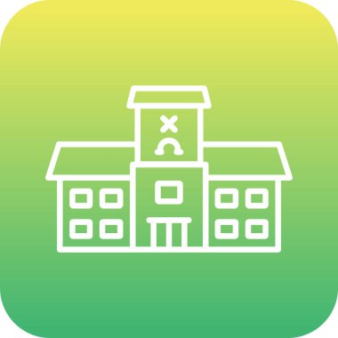 Benzersiz yapı vektörü simgesi