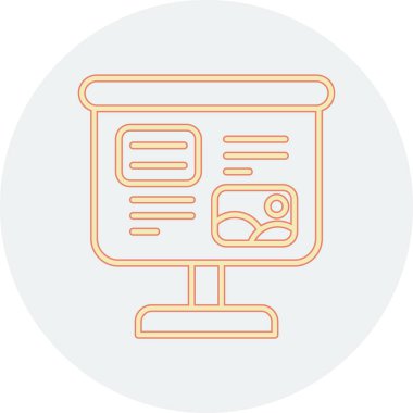 seo modern simgesinin vektör illüstrasyonu