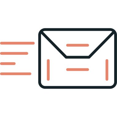 e-posta zarfı posta vektör illüstrasyonu