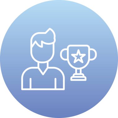 İnsan simgesinin vektör illüstrasyonu