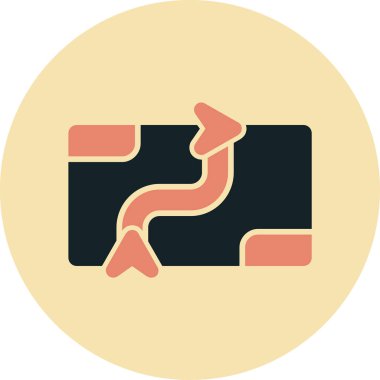 köpek simgesi vektör illüstrasyonu