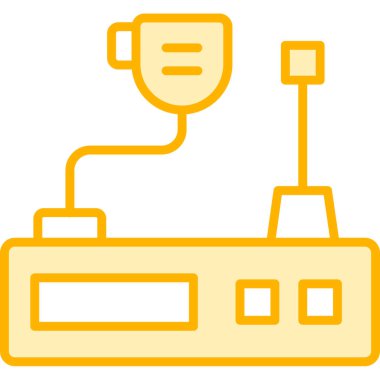 Yönlendirici. Web simgesi basit illüstrasyon