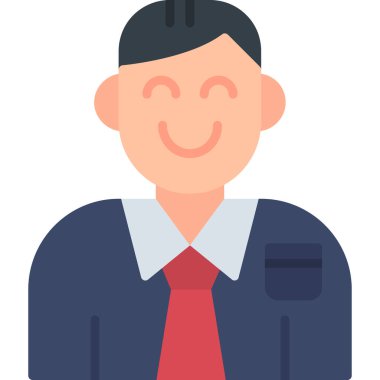 İş adamı avatar vektör illüstrasyonuName