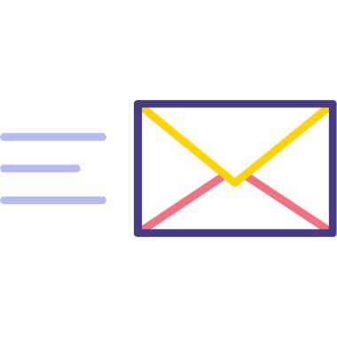 e- posta iletisi vektör illüstrasyonu