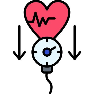 Nabız vektör çizimi