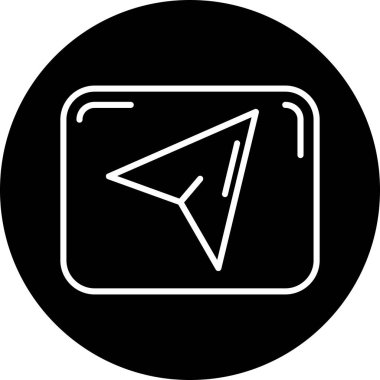 ok simgesinin vektör illüstrasyonu