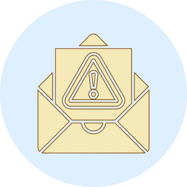 zarf simgesi, vektör çizimi