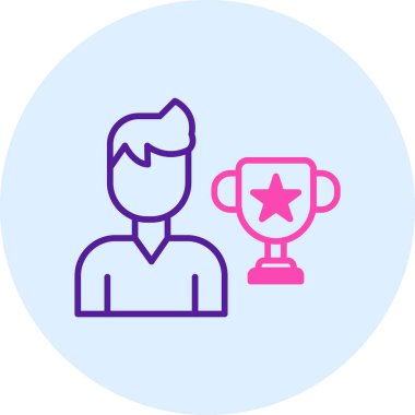 Ödül. Web simgesi basit illüstrasyon