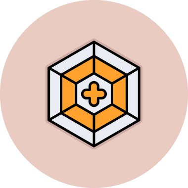 Modern bir tasarımın vektör illüstrasyonu