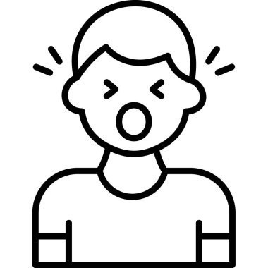 duygu ifade simgesi ana hat biçiminde simge