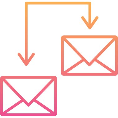 e- posta simgesi seti, vektör illüstrasyonu