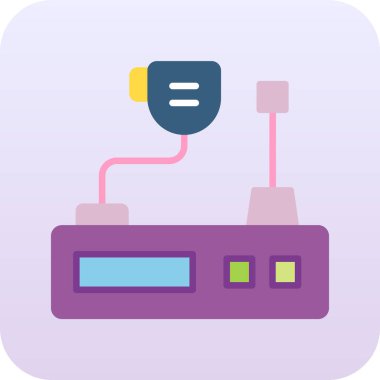 elektrik enerjisi modern simge, vektör illüstrasyonu