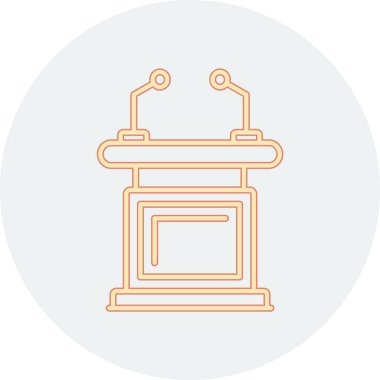 Modern simgenin vektör illüstrasyonu