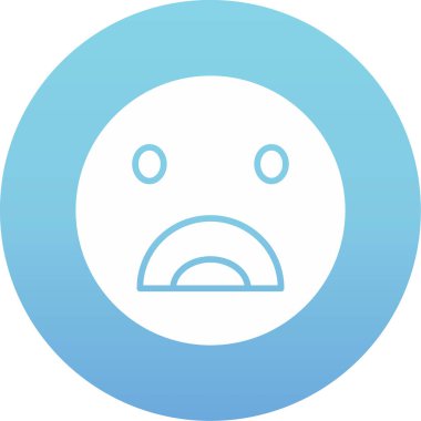 üzgün emoji simgesi simgesi - özet biçimi