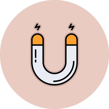 mıknatıs mıknatısı renk vektör çizimi