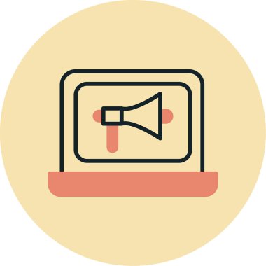 hoparlör vektör illüstrasyonu